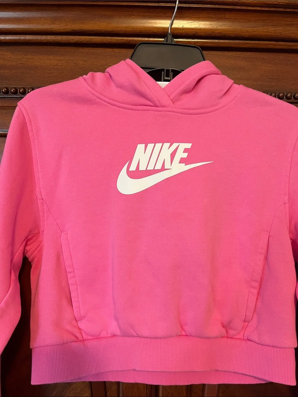 Nike Hot Pink Girl’s Cropped Hoodie